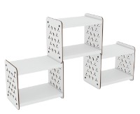 Навесная полка Magnusplus Qutus White