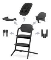 Стульчик для кормления Cybex Lemo 4in1 Stunning Black фото №1 — интернет-магазин Desire.md