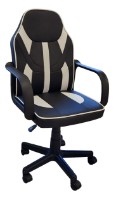 Scaun de birou Magnusplus Gamer Kid Pro Black/White