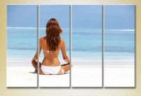 Картина ArtPoster Polyptych Girl on the Sea Beach (2223394)
