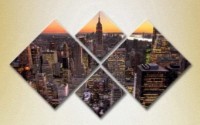 Картина ArtPoster Polyptych Morning New York (2718190)