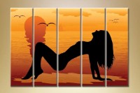 Картина ArtPoster Polyptych Nude & Seagulls at Sunset (1482181) фото №2 — интернет-магазин Desire.md