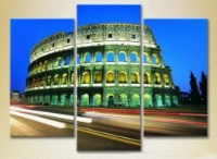 Картина ArtPoster Triptych Colosseum in Rome 01 (2658459)