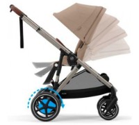 Коляска Cybex e-Gazelle S Almond Beige фото №3 — интернет-магазин Desire.md