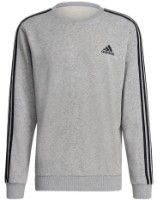 Hanorac pentru bărbați Adidas Essentials 3 Stripes French Terry Medium Grey Heather/Black, s.M