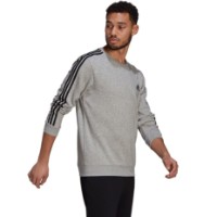 Мужская толстовка Adidas Essentials 3 Stripes French Terry Medium Grey Heather/Black, s.XL фото №2 — интернет-магазин Desire.md