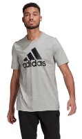 Мужская футболка Adidas Shirt Essentials Big Logo Medium Grey Heather/Black, s.S фото №2 — интернет-магазин Desire.md
