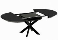 Masă pentru bucătărie Deco Nova Furnir Black Top/Black Legs imaginea #2 — magazin online Desire.md