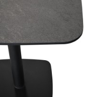 Masă pentru bucătărie Deco Riviera HPL 68.5x68.5x75H Black imaginea #2 — magazin online Desire.md