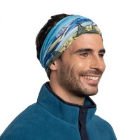 Headwear multifuncțional Buff Coolnet UV Glacier imaginea #2 — magazin online Desire.md
