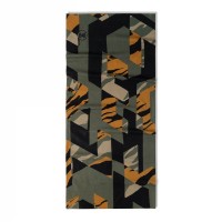 Headwear multifuncțional Buff Coolnet UV Teltary Khaki imaginea #3 — magazin online Desire.md