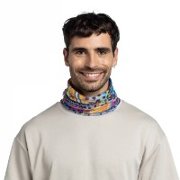 Headwear multifuncțional Buff CoolNet UV Trout Confetti imaginea #4 — magazin online Desire.md