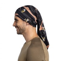 Headwear multifuncțional Buff Coolnet UV Tumus Black imaginea #4 — magazin online Desire.md
