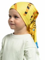 Headwear multifuncțional Buff Kids Coolnet UV Sutah Blazing Yellow imaginea #4 — magazin online Desire.md