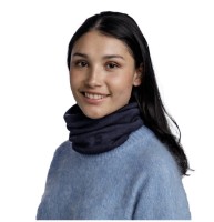 Headwear multifuncțional Buff Merino Heavyweight Neckwarmer Indigo imaginea #3 — magazin online Desire.md