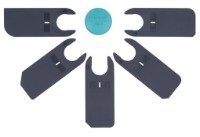 Набор мастерков для сглаживания стыков Wolfcraft 4332000 фото №6 — интернет-магазин Desire.md