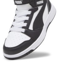 Ботинки детские Puma Rebound V6 Mid Ac+ Ps Puma White/Black/Shadow Gray, s.34 фото №5 — интернет-магазин Desire.md