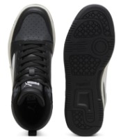 Ботинки детские Puma Rebound V6 Mid Jr Puma Black/White/Dusky Gray, s.38.5 фото №4 — интернет-магазин Desire.md