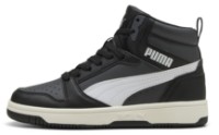 Ботинки детские Puma Rebound V6 Mid Jr Puma Black/White/Dusky Gray, s.39 фото №2 — интернет-магазин Desire.md