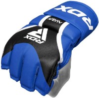 Mănuși de arte marțiale RDX Aura Plus T-17, s.M Blue/Black imaginea #3 — magazin online Desire.md