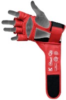 Mănuși de arte marțiale RDX Aura Plus T-17, s.M Red/Black imaginea #6 — magazin online Desire.md