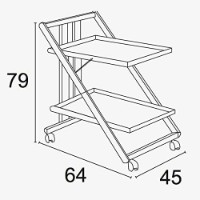 Masâ de servit Arredamenti Simpaty Cherry Tree imaginea #2 — magazin online Desire.md