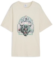 Tricou de dame Puma Graphic Fest Relaxed Tee Alpine Snow, s.L
