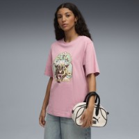 Женская футболка Puma Graphic Fest Relaxed Tee Poised Pink, s.S фото №2 — интернет-магазин Desire.md