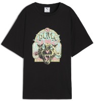 Tricou de dame Puma Graphic Fest Relaxed Tee Puma Black, s.M