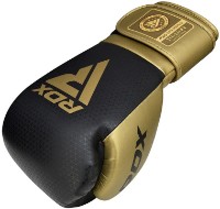Mănuși de box RDX Mark Pro Training Tri Lira 2 14oz Golden imaginea #2 — magazin online Desire.md