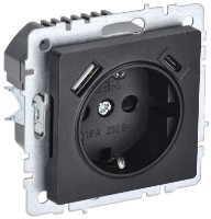 Розетка IEK BR-R14-16-U22-018-K02