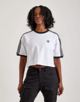 Tricou de dame Adidas 3S Loose Crop T White, s.M imaginea #2 — magazin online Desire.md