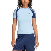 Tricou de dame Adidas 3S Slim Tee Clear Sky, s.M imaginea #2 — magazin online Desire.md