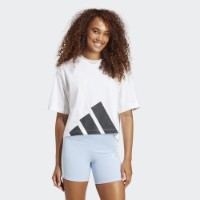Женская футболка Adidas W Bl Sj Bf T White/Black, s.L фото №2 — интернет-магазин Desire.md