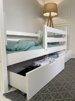 Ladă pentru pat pentru copii Goydalka 190x80cm (1B999-1) White