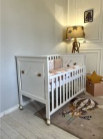 Кроватка Гойдалка Emma White (1B22-1) фото №4 — интернет-магазин Desire.md