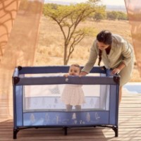 Pătuț pliabil Premaman Kispli Our Little Friends (PCHVL6-CCC-UNQ) imaginea #3 — magazin online Desire.md