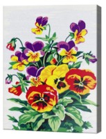 Tablou pe numere Art Gallery Premium 20x30cm Violetele (CX3781)