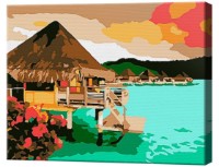 Tablou pe numere Art Gallery Premium 20x30cm Paradis exotic (CX4383)