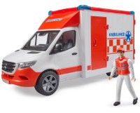 Vehicul de urgență Rastar Ambulance with a driver figurine (2676) imaginea #3 — magazin online Desire.md