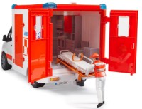 Vehicul de urgență Rastar Ambulance with a driver figurine (2676) imaginea #4 — magazin online Desire.md