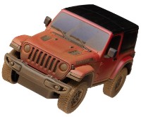 Радиоуправляемая игрушка Rastar JEEP Wrangler Rubicon-Muddy Red (79500-4) фото №3 — интернет-магазин Desire.md