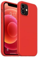 Чехол Helmet Case Liquid Silicone iPhone 12 Mini Red (HMT-CLSIP12MRD)