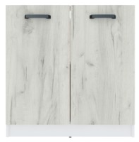 Bucatarie modulara Yasen Саманта 80x82 Dulap sub chiuveta White/Oak Kraft White imaginea #2 — magazin online Desire.md