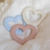 Игрушка-прорезыватель BIBS Heart Ivory (3100216) фото №3 — интернет-магазин Desire.md