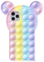 Чехол Helmet Case Popit Bear iPhone 12/12 Pro Mix (HMT-CAPOIP12BE)