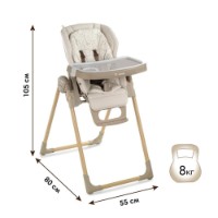 Стульчик для кормления Jane Mila Sesame (6291 U85) фото №8 — интернет-магазин Desire.md