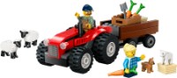 Конструктор Lego City: Red Farm Tractor with Trailer & Sheep (60461)
