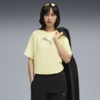 Tricou de dame Puma Evostripe Relaxed Graphic Tee Gold Moon, s.XL imaginea #2 — magazin online Desire.md