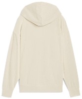 Женская толстовка Puma Ess Elevated Comfort Velour Rib Hoodie Alpine Snow, s.L фото №2 — интернет-магазин Desire.md